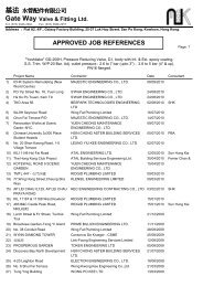 Job Reference - GateWay Valve & Fitting Ltd. GateWay Valve ...