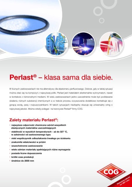 Perlast® – klasa sama dla siebie. - C. Otto Gehrckens GmbH & Co. KG