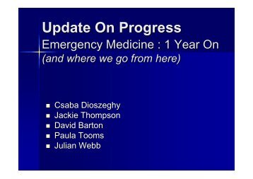 2.1 Update on Progress - Surrey and Sussex Healthcare NHS Trust