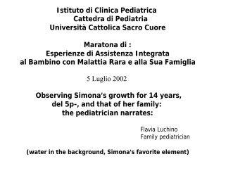 I grandi momenti e la vita quotidiana tra - Conosciamoci meglio