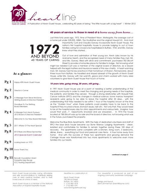 Kgh Newsletter Kevin Guest House