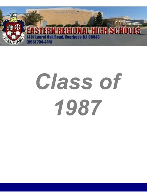 Eastern High School Class of 1987