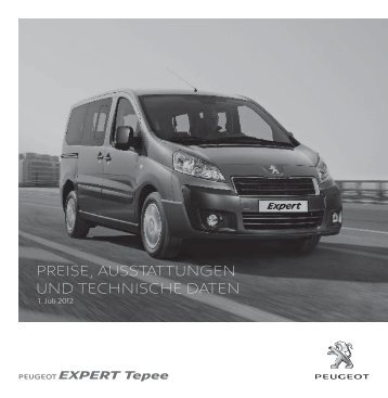 PREISE, AUSSTATTUNGEN UND TECHNISCHE DATEN - Peugeot