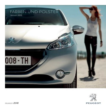Farben und POLSTer - Peugeot