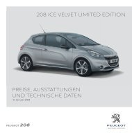 208 ice velvet limited edition - Peugeot