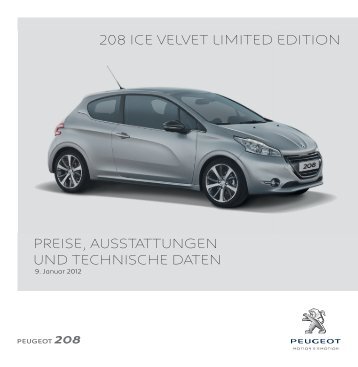 208 ice velvet limited edition - Peugeot