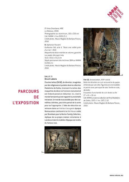 parcours de l'exposition - Agenda