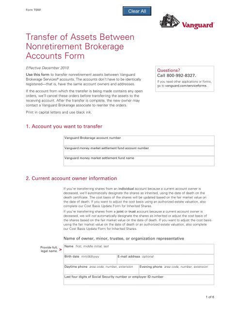 transfer of assets through direct assignment