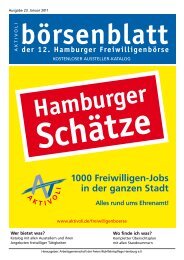 börsenblatt der 12. Hamburger Freiwilligenbörse - AWO ...