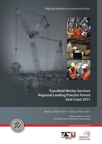 Transfield Worley Services Regional Leading Practice Forum East ...