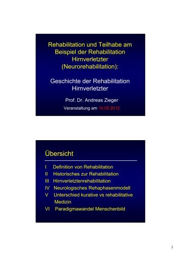Rehabilitatio - Andreas Zieger