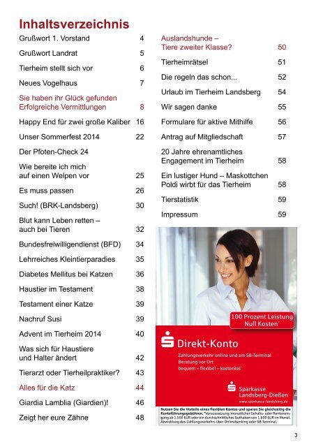 Tierheim Landsberg Zeitung 2015