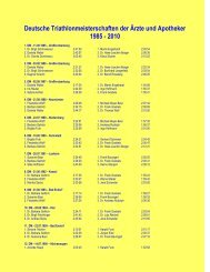 Deutsche Triathlonmeisterschaften der Ã„rzte und Apotheker 1985 - 16