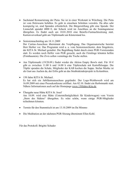 Protokoll PGR 10_09_2009-1 - Kath. Pfarrgemeinden St. Gallus und ...