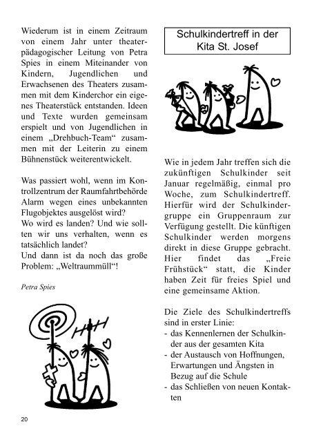 Pfarrbrief - Kath. Pfarrgemeinden St. Gallus und St. Josef