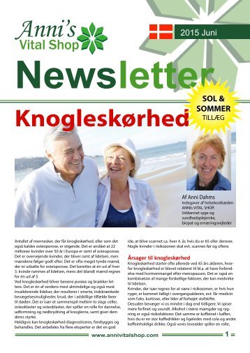 June Newsletter (Danish)