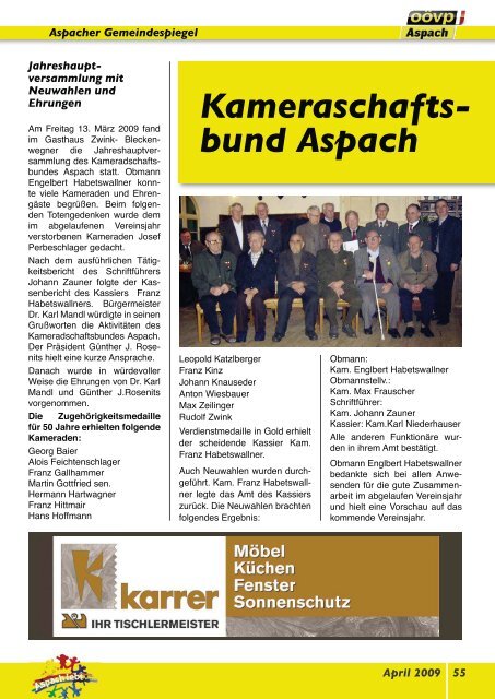 Aspacher - ÖVP Aspach [Willkommen]
