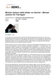 Michael Jackson - Swiss Michael Jackson Community