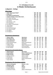 31. SchieÃƒÂŸsportwoche - Nieder Ochtenhausen