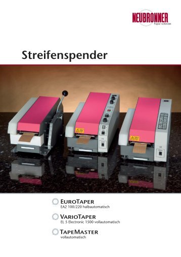 eurotaper - NEUBRONNER GmbH & Co.KG