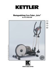 Montageanleitung Cross-Trainer â€žAstroâ€ Art.-Nr. 07853-000