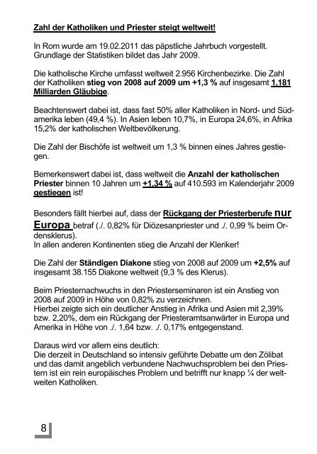 Der nächste Pfarrbrief erscheint am 17. April 2011 - Pfarrei ...