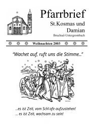 Pfarrbrief Weihnachten 2003 [540.6 kB]