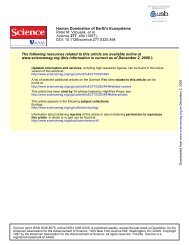 Vitousek, Science 1997 - Environmental Biophysics and Molecular ...