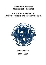 Regeldienst Bereitsschaftsdienst - Klinik und Poliklinik für ...