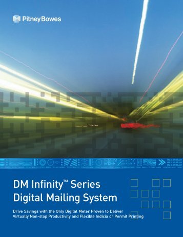 DM Infinity™ Series Digital Mailing System - Pitney Bowes