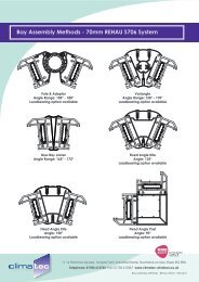 Bay Assembly Methods - Climatec Windows Limited