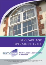 User care guide.pdf - Climatec Windows Limited