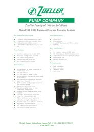 Foul Pumping Station Data Sheet Download - Triton