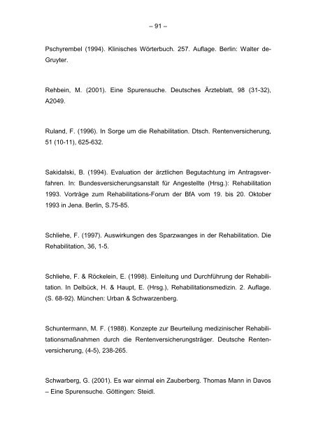 Unterschiede zwischen Kur und Rehabilitation in der Wahrnehmung ...