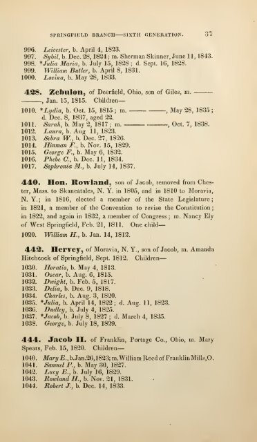 A genealogical register of the descendants in the ... - Stephen Haynes