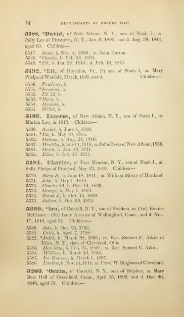 A genealogical register of the descendants in the ... - Stephen Haynes