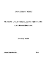 A ROGERIAN APPROACH Rosemary Brown Doctor of Philosophy
