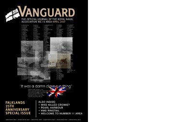 falklands 25th anniversary special issue vanguard - RNA 10 Area