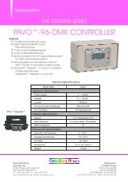 PAVO-96-DMX Datasheet - for T... - ColorStars