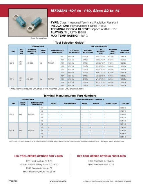 Tooling Guide for Aerospace Wiring Systems - Interstate Connecting ...