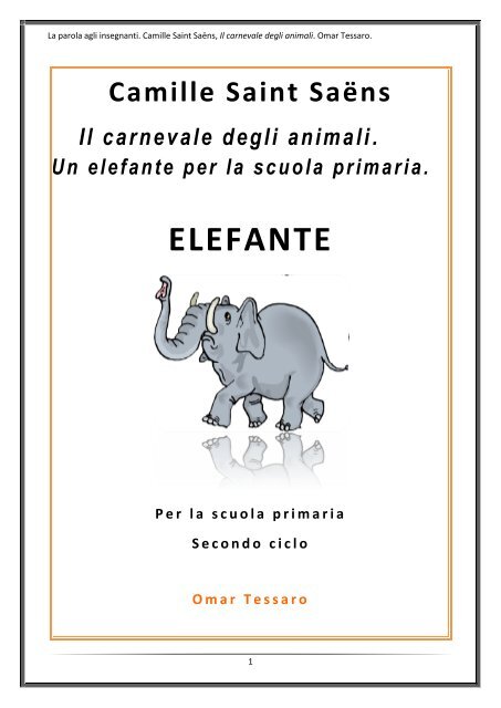 Elefante C. Saint Saens