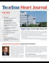 Fall 2010 - TriStar Health