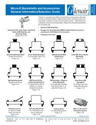 Micro-D Backshells and Accessories General Information/Selection ...