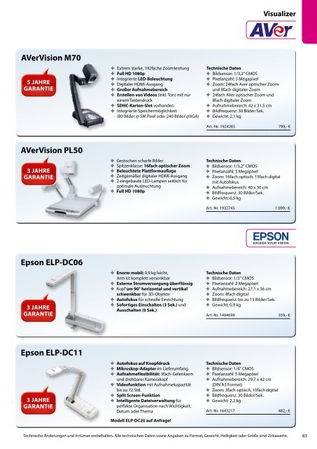 DataVision Katalog 2015/16