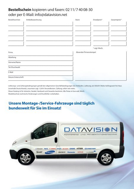 DataVision Katalog 2015/16