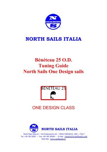 NORTH SAILS ITALIA BÃ©nÃ©teau 25 O.D. Tuning Guide ... - Platu 25