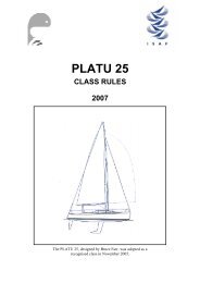 platu 25 class rules 2007 - Platu25.de