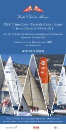 XXXe Primo CuP - TroPhÃ©e CrediT SuiSSe 31 Janvier ... - Platu25.de