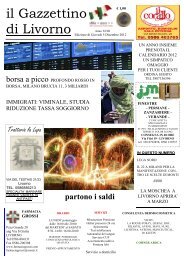 IL GAZZETTINO 05012012 - il gazzettino di Livorno