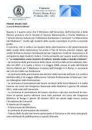 8.0 Storia Premio Bruno Rizzi - Euclide. Giornale di matematica per i ...